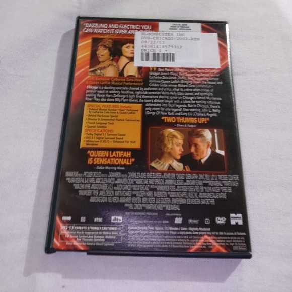 Chicago Wide Screen Edition Miramax Films Rated P 13 - Picture 2 of 3